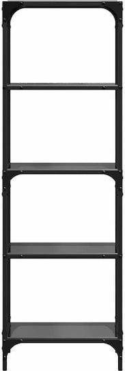 Bibliothek Schwarz 40x30x95cm