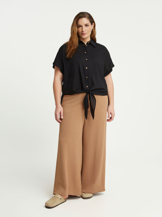 Women's Short Sleeve Shirt Black
