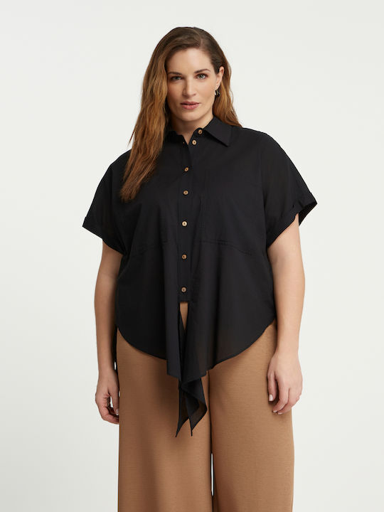 Women's Short Sleeve Shirt Black