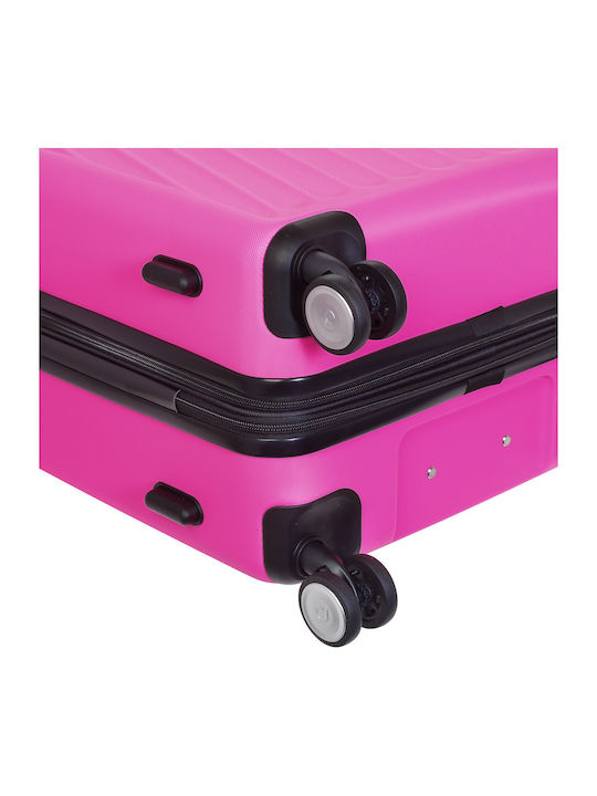 Diplomat Medium The Box Collection Suitcase Hard Pink with 4 Wheels Height 57cm