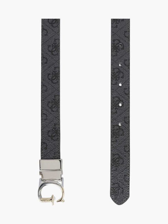 Leather Women's Belt Gray