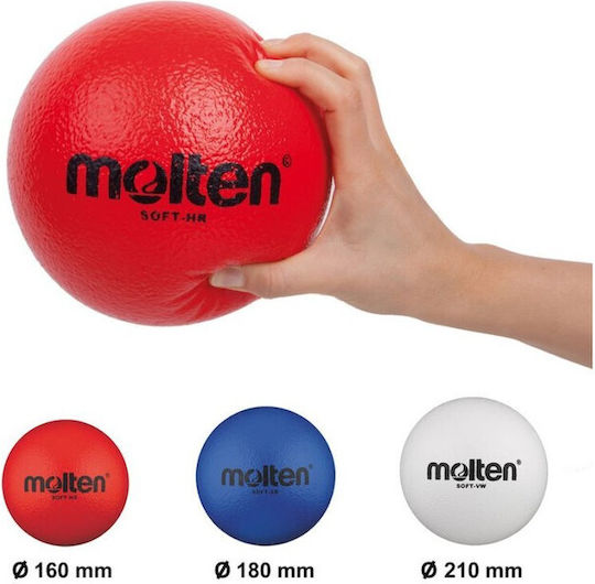 Molten Κύλινδρος Μασάζ Λευκός 21cm