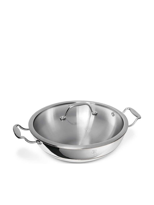 Berlinger Haus Eternal Collection Aluminum Wok with Lid 28cm