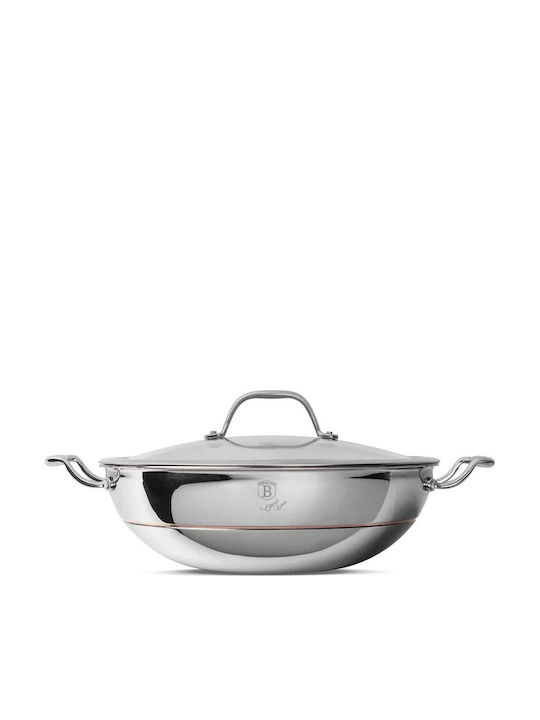 Berlinger Haus Eternal Collection Aluminum Wok with Lid 28cm