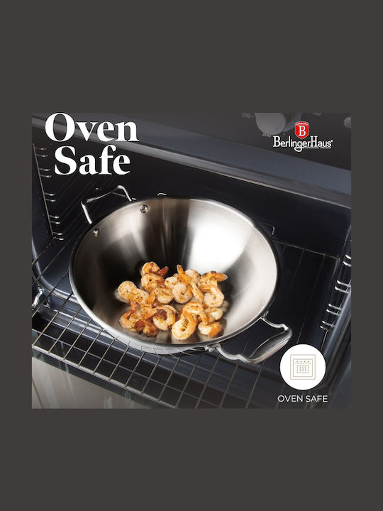 Berlinger Haus Eternal Collection Aluminum Wok with Lid 28cm