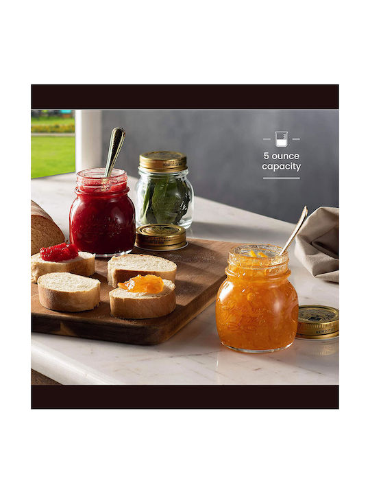 Bormioli Rocco Vază Utilizare Generală Cu Capac Sticlă Transparentă 250ml 1 Bucată