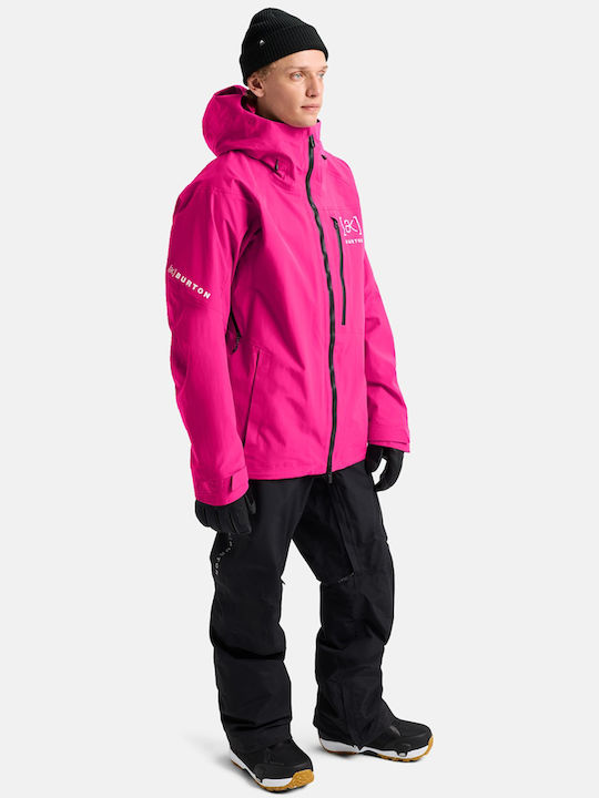 Burton 100021B69P Ανδρικό Μπουφάν Gore-Tex για Σκι & Snowboard Μωβ