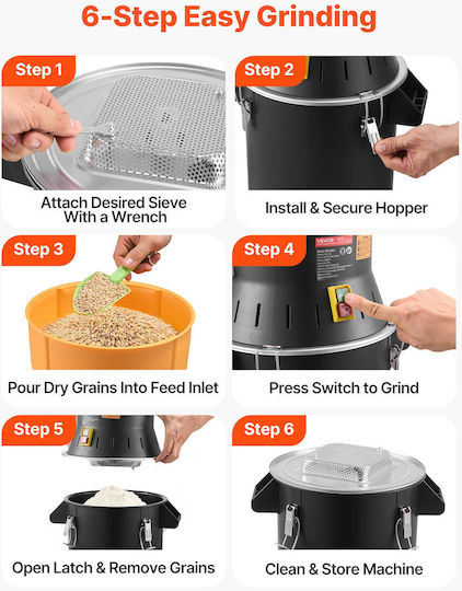 Vevor Tăietor De Legume / Fructe 600W Negru