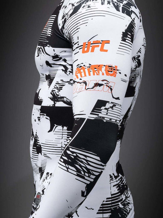 Venum Long Sleeve Shirt VNMUFC-00430-108 for Jiu-Jitsu / MMA White