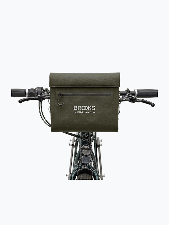 Brooks England 4443 Geantă pentru ghidon bicicletă Verde