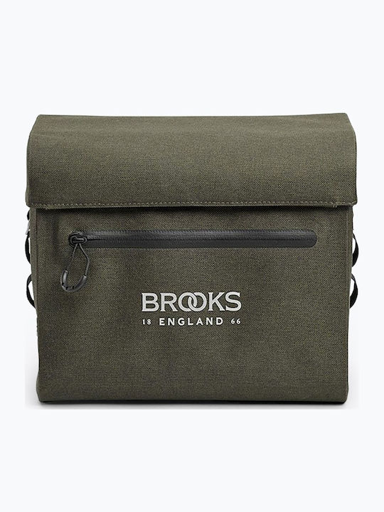 Brooks England 4443 Geantă pentru ghidon bicicletă Verde