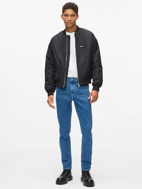Men's Jeans Pants with Slim Fit Blue