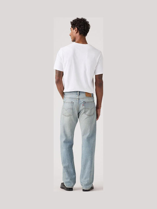 555 Herren Jeanshose mit Relaxed Gerade Passform Light Wash