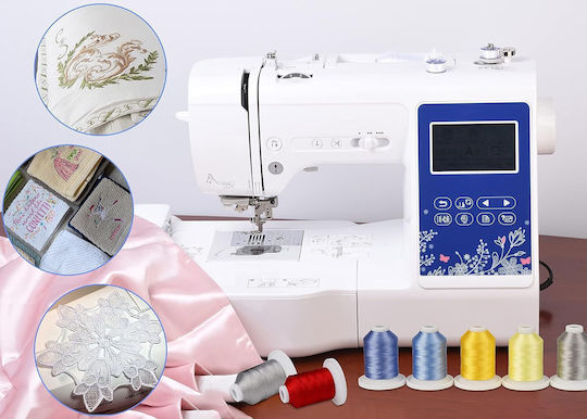 Set Fire De Broderie 9 Bobine 730 M Multicolor Cutie De Depozitare Culori Neutre