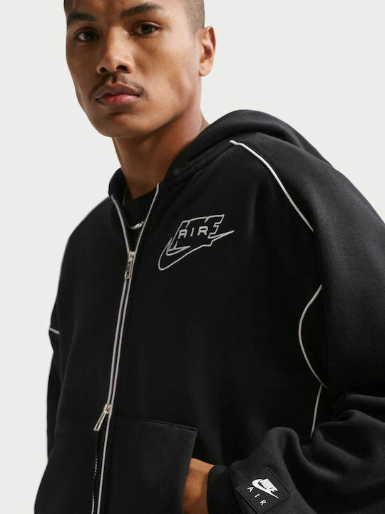 Sweatshirt with Hood Black