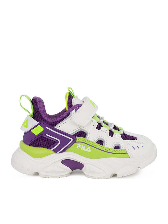 Memory Spinel 3 V Kids Sneakers Anatomic with Scratch White