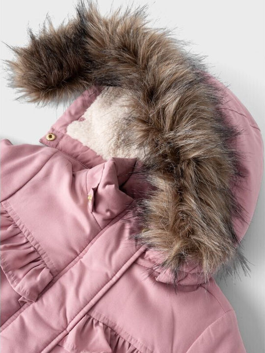 Kinder Freizeitjacke mit Kapuze Violet