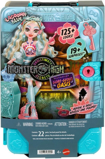Mattel Skulltimate Secrets 7 Case Lagoona Păpușă Monster High pentru 4+ Ani