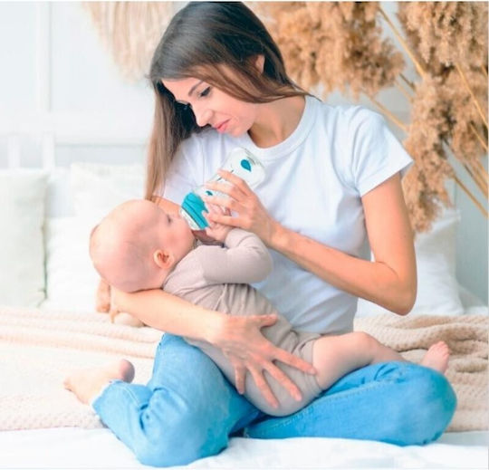 Nuvita Plastikflasche Gegen Koliken mit Silikonsauger für 2+ Monate Blue 250ml