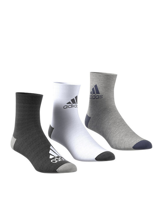 adidas Αθλητικές Παιδικές Κάλτσες Μακριές Performance Πολύχρωμες 3 Ζευγάρια