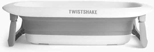 Twistshake Babybadewanne mit Ständer Luxury Bath & Changing Kit Grau