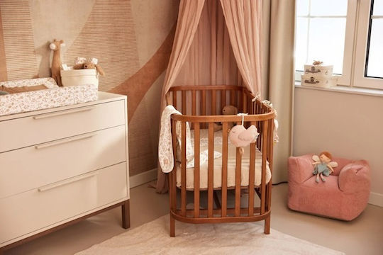 Jollein Pătură Pepinieră Swaddling pături 100% bumbac Ecru 75x100cm