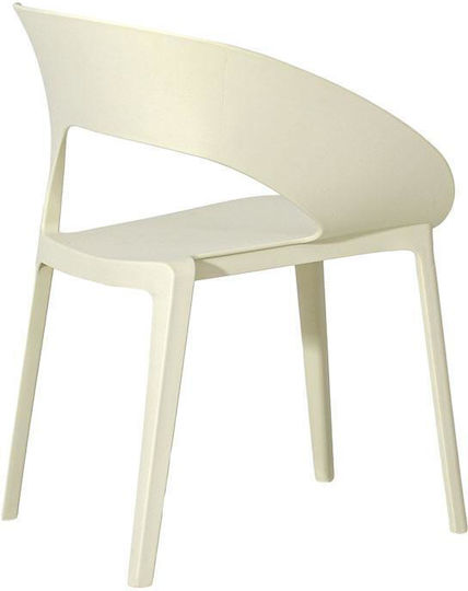 Outdoor Chair Polypropylene Fl870 White 54x60x83cm