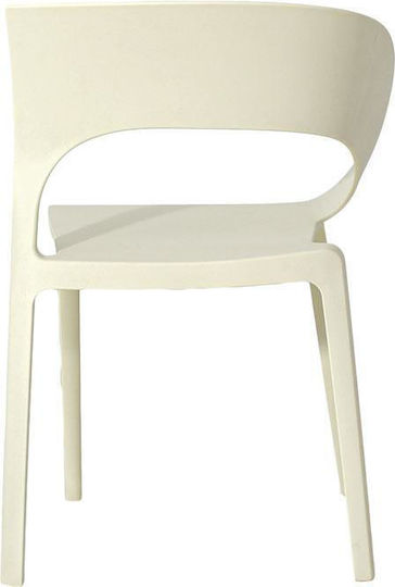 Outdoor Chair Polypropylene Fl870 White 54x60x83cm