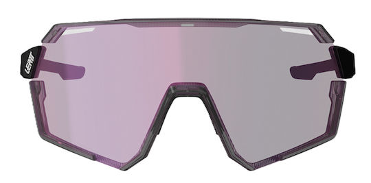 Leatt Cycling Glasses with Purple Frame and Multicolour Lenses