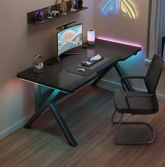 Γραφείο Gaming 120x60x76εκ. Μαύρο Γραφείο Gaming 120x60x76εκ. Μαύρο