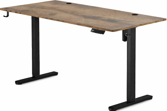 Electric Desk with Adjustable Height 120x70x72cm Wenge, Oak Electric Desk with Adjustable Height 120x70x72cm Wenge, Oak