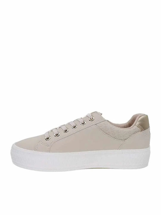 Damen Sneakers Beige
