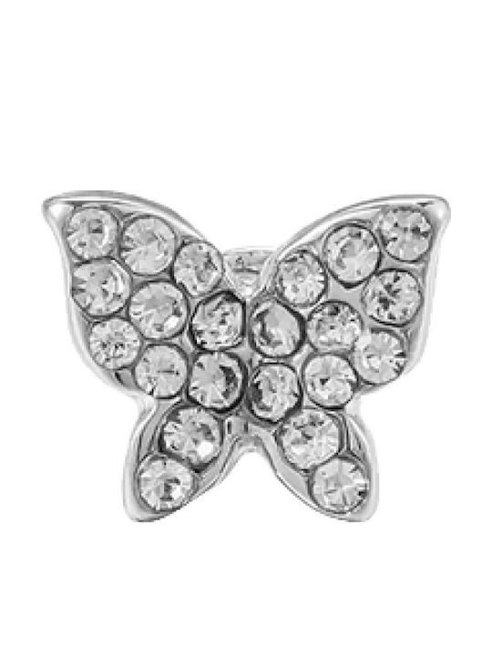 Strap Jewellery Charms Diamonds Butterfly Silver Oem