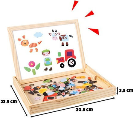 Magnetische Tafel Beidseitig 30.5x23.5cm