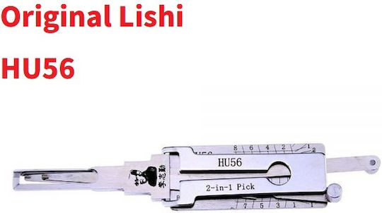 Lishi Original Hu56 Instrument Auto Decoder 2-în-1 Pick Deschidere Uși Portbagaj Compatibil Volvo S40 V40 Mitsubishi Carisma