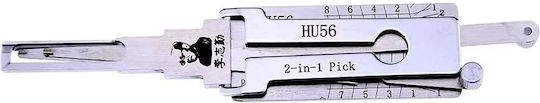 Lishi Original Hu56 Instrument Auto Decoder 2-în-1 Pick Deschidere Uși Portbagaj Compatibil Volvo S40 V40 Mitsubishi Carisma