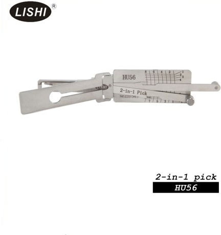 Lishi Original Hu56 Instrument Auto Decoder 2-în-1 Pick Deschidere Uși Portbagaj Compatibil Volvo S40 V40 Mitsubishi Carisma