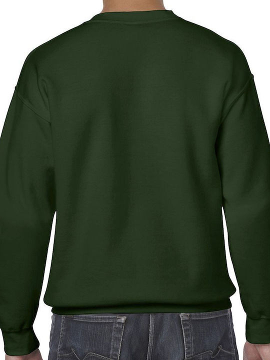 Crewneck Sweatshirt Superman Unleashed Pop Culture Forest Green