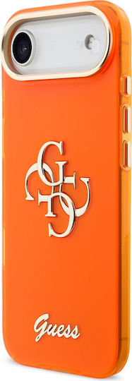 Guess Iml 4g Script Back Cover Πλαστικό / Σιλικόνης Πορτοκαλί (iPhone Air)