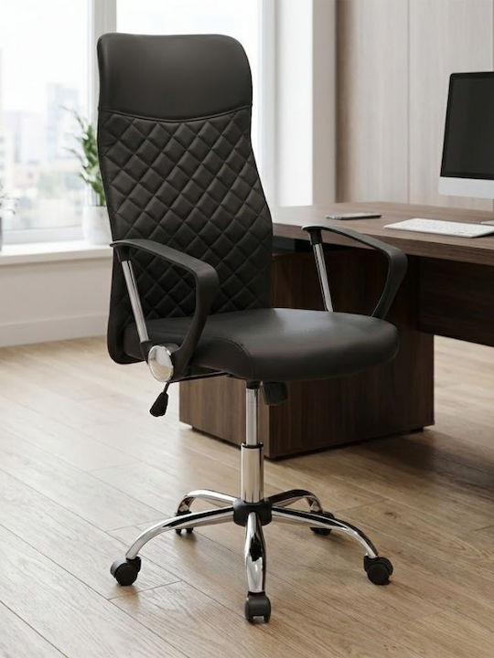 Megapap Novaro Office Chair with Recline and Adjustable Arms Black