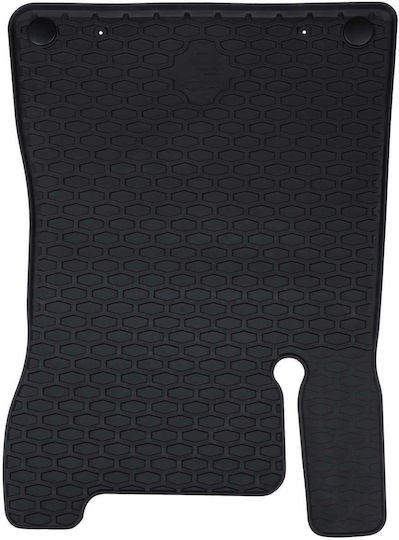 vidaXL Set of Front and Rear Mats 4pcs for Mercedes-Benz A Class / GLB 2018 Black