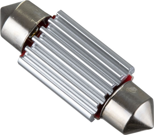 GloboStar Λάμπα Αυτοκινήτου C5W Canbus LED 6000K Ψυχρό Λευκό 12V 4W