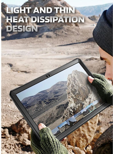 Supcase Unicorn Beetle Pro Flip Cover Μαύρη (Galaxy Tab A11+ Plus 11.0)
