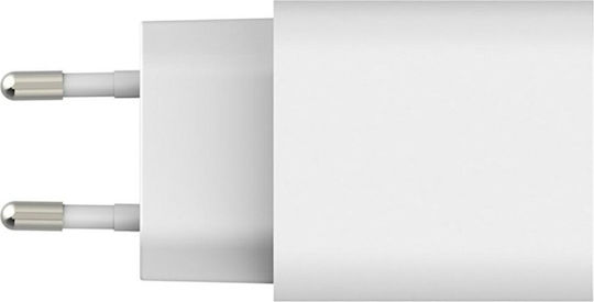 4Smarts Φορτιστής με Θύρα USB-C και Καλώδιο Lightning 20W Power Delivery Λευκός (4S465591)