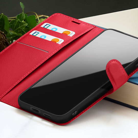 Zanaé Brieftasche Hülle Huawei Y6s Y6 2019 8A Stand Tab Rot