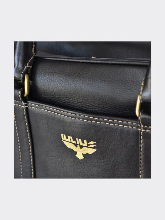 Leather Men's Briefcase Black