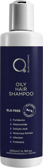 Qure Shampoos Against Dandruff & Dry Scalp for Oily Hair 200ml