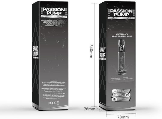 Pump Passion Pump Premium Rechargeable Automatic Waterproof Pump Voice Control