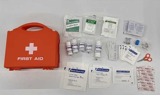 Plastic First Aid Box with Equipment