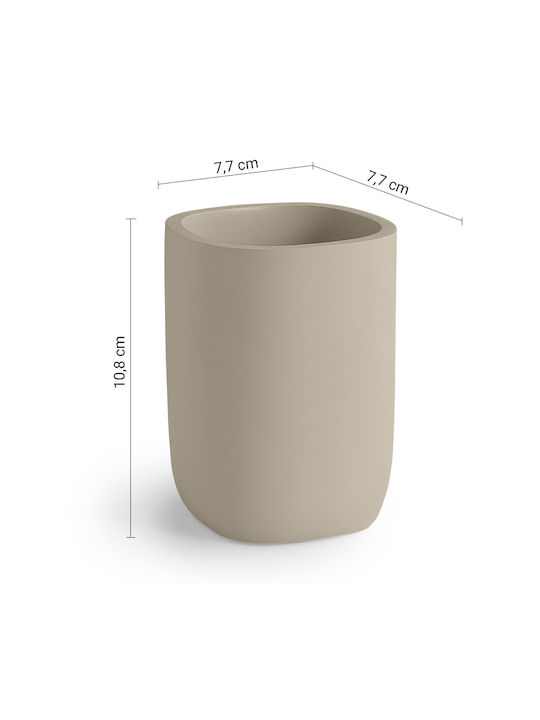 Gedy Cup Holder made of Resin Gray